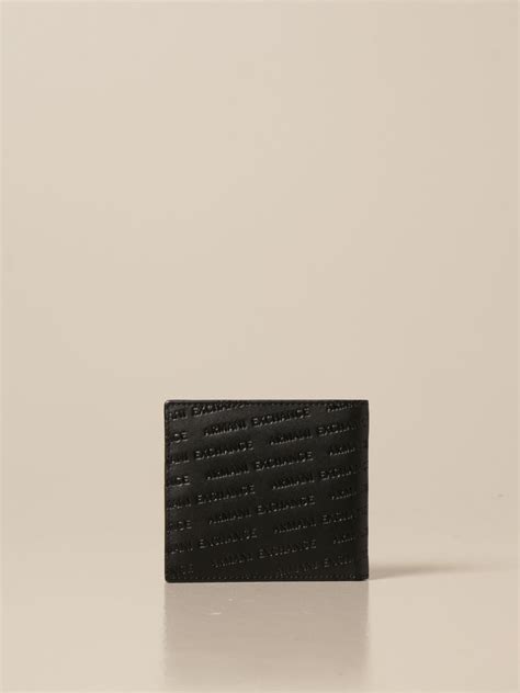 mens wallets armani|armani card holder men's.